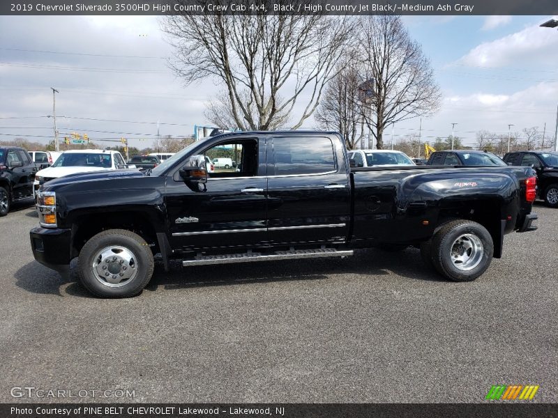 Black / High Country Jet Black/­Medium Ash Gray 2019 Chevrolet Silverado 3500HD High Country Crew Cab 4x4