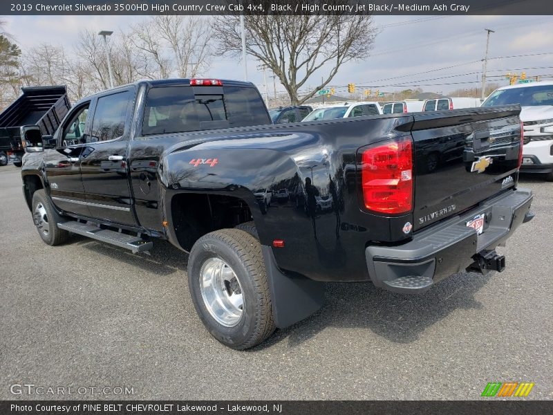 Black / High Country Jet Black/­Medium Ash Gray 2019 Chevrolet Silverado 3500HD High Country Crew Cab 4x4