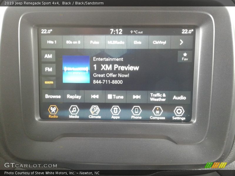 Black / Black/Sandstorm 2019 Jeep Renegade Sport 4x4