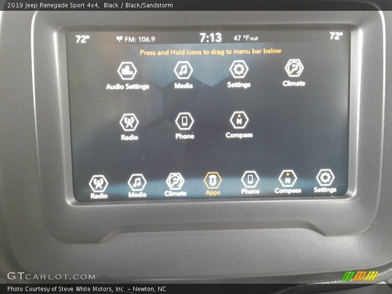 Black / Black/Sandstorm 2019 Jeep Renegade Sport 4x4