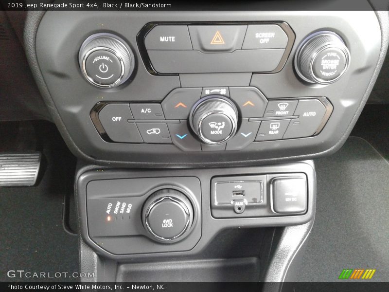Black / Black/Sandstorm 2019 Jeep Renegade Sport 4x4
