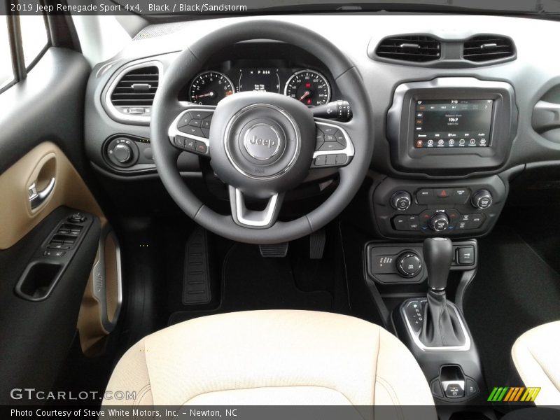 Black / Black/Sandstorm 2019 Jeep Renegade Sport 4x4