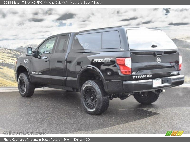 Magnetic Black / Black 2018 Nissan TITAN XD PRO-4X King Cab 4x4