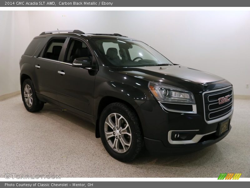 Carbon Black Metallic / Ebony 2014 GMC Acadia SLT AWD