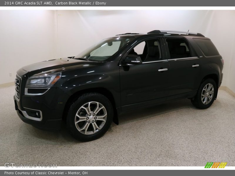Carbon Black Metallic / Ebony 2014 GMC Acadia SLT AWD