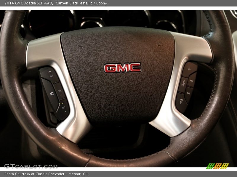 Carbon Black Metallic / Ebony 2014 GMC Acadia SLT AWD