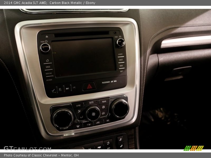 Carbon Black Metallic / Ebony 2014 GMC Acadia SLT AWD