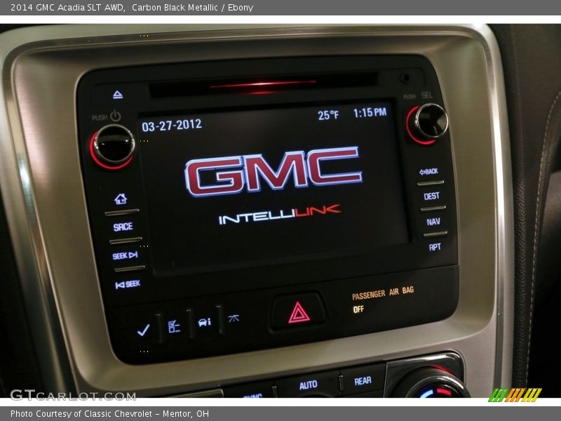 Carbon Black Metallic / Ebony 2014 GMC Acadia SLT AWD