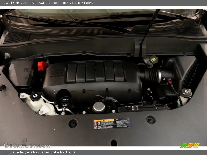 Carbon Black Metallic / Ebony 2014 GMC Acadia SLT AWD