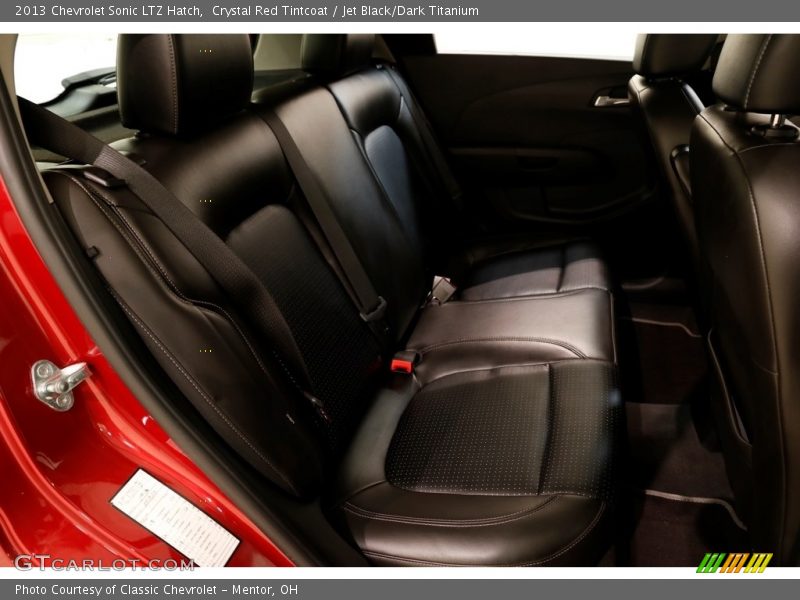 Crystal Red Tintcoat / Jet Black/Dark Titanium 2013 Chevrolet Sonic LTZ Hatch