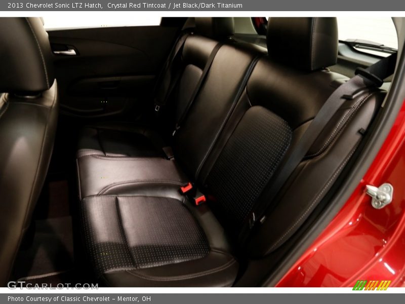 Crystal Red Tintcoat / Jet Black/Dark Titanium 2013 Chevrolet Sonic LTZ Hatch
