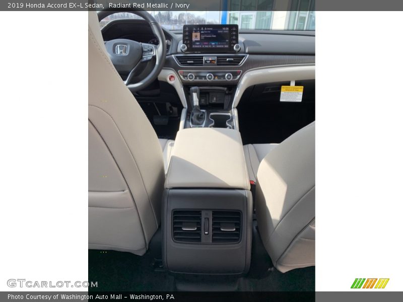 Radiant Red Metallic / Ivory 2019 Honda Accord EX-L Sedan