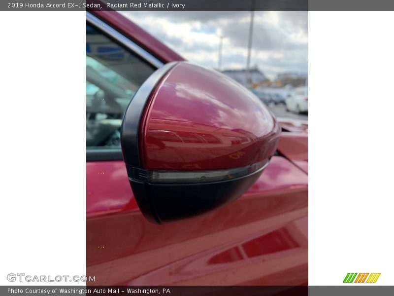 Radiant Red Metallic / Ivory 2019 Honda Accord EX-L Sedan