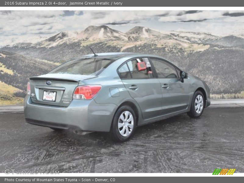 Jasmine Green Metallic / Ivory 2016 Subaru Impreza 2.0i 4-door