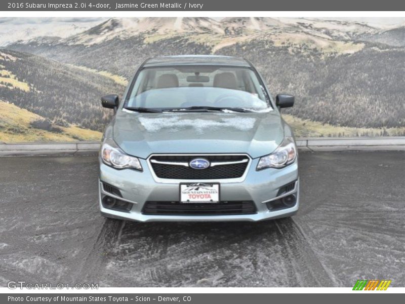 Jasmine Green Metallic / Ivory 2016 Subaru Impreza 2.0i 4-door