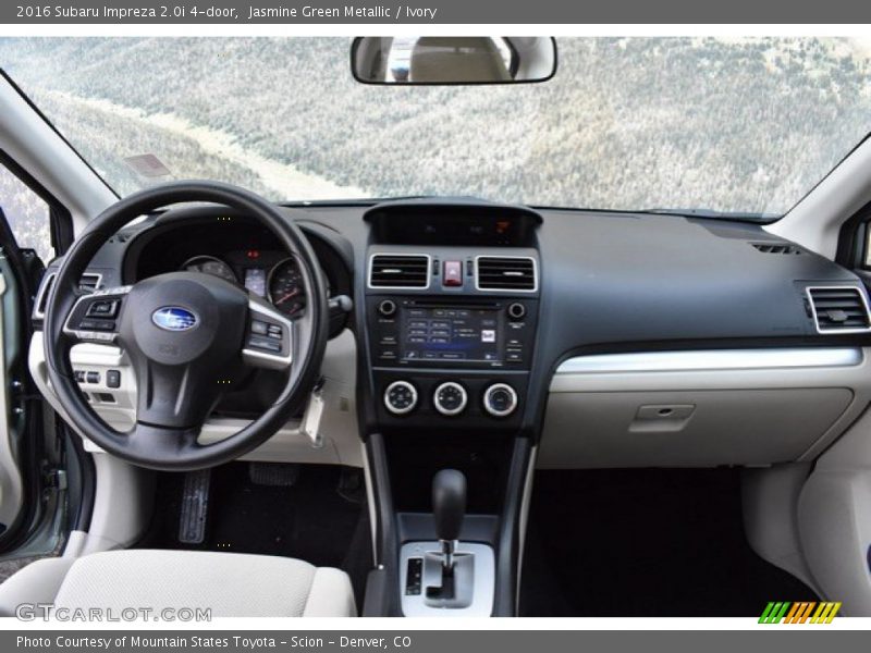 Jasmine Green Metallic / Ivory 2016 Subaru Impreza 2.0i 4-door