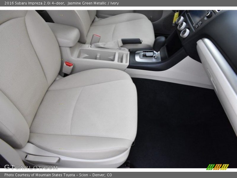 Jasmine Green Metallic / Ivory 2016 Subaru Impreza 2.0i 4-door