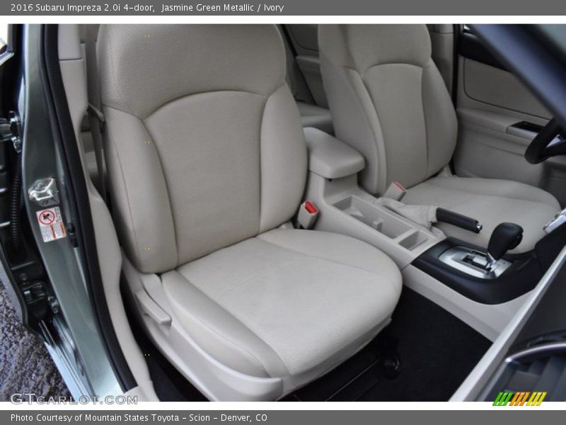 Jasmine Green Metallic / Ivory 2016 Subaru Impreza 2.0i 4-door