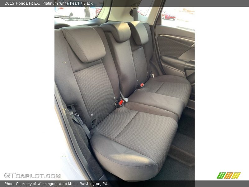 Platinum White Pearl / Black 2019 Honda Fit EX