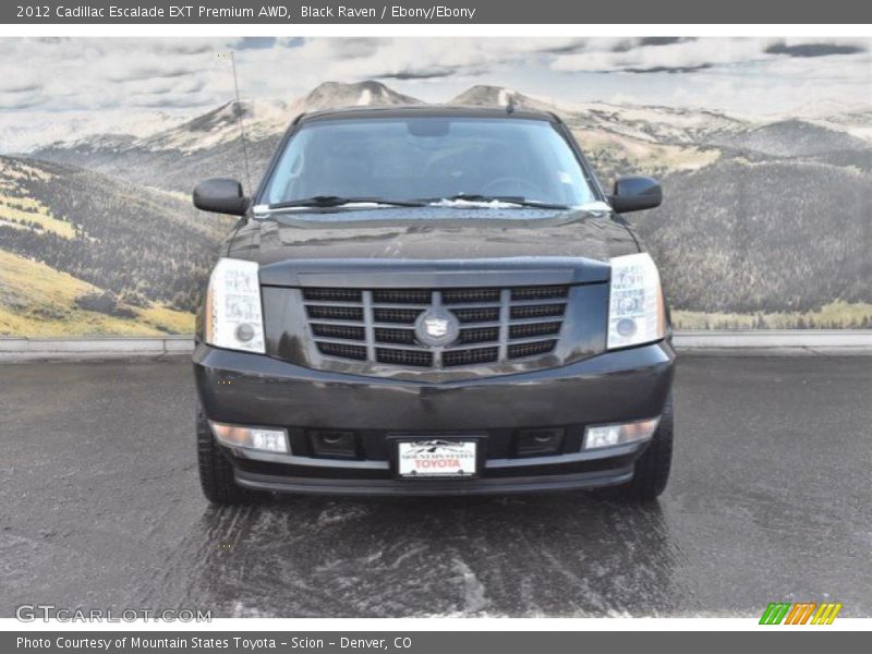 Black Raven / Ebony/Ebony 2012 Cadillac Escalade EXT Premium AWD