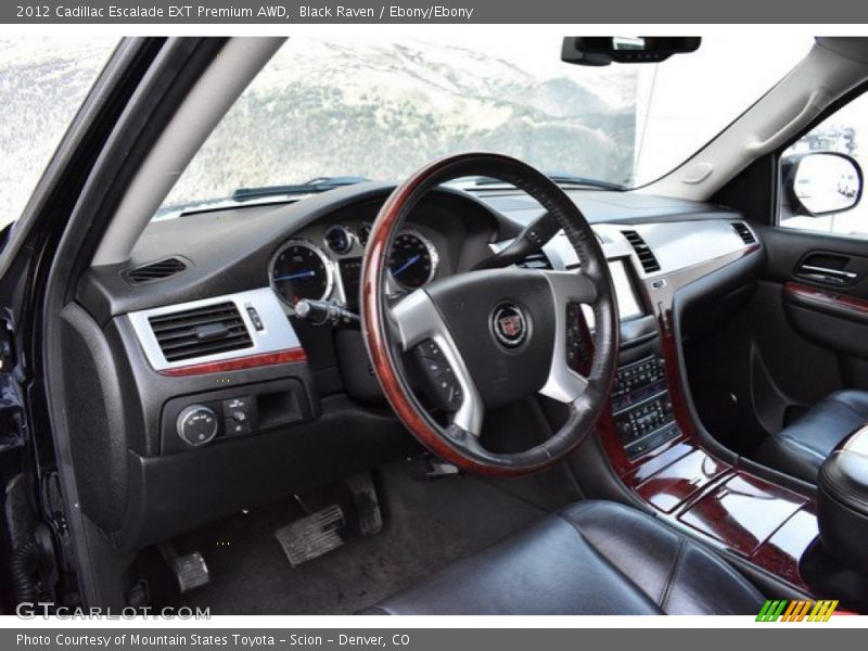 Black Raven / Ebony/Ebony 2012 Cadillac Escalade EXT Premium AWD