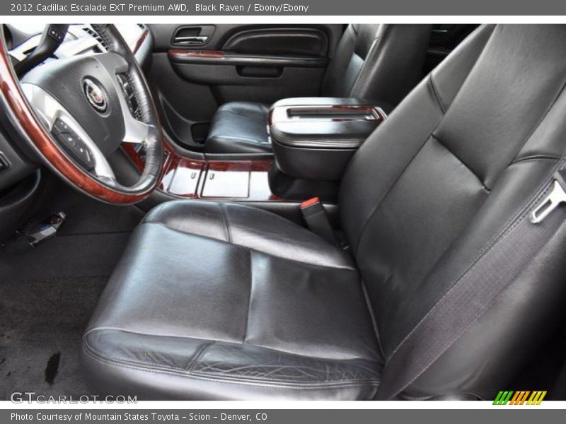 Black Raven / Ebony/Ebony 2012 Cadillac Escalade EXT Premium AWD