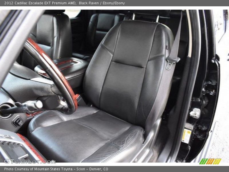 Black Raven / Ebony/Ebony 2012 Cadillac Escalade EXT Premium AWD