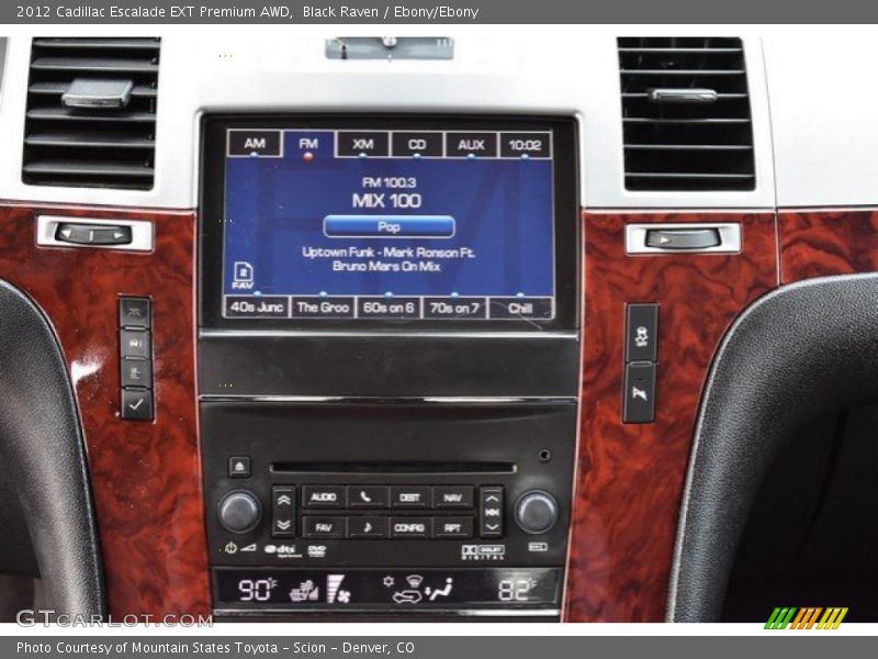 Black Raven / Ebony/Ebony 2012 Cadillac Escalade EXT Premium AWD