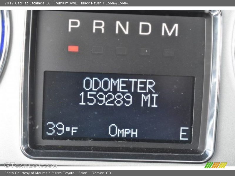 Black Raven / Ebony/Ebony 2012 Cadillac Escalade EXT Premium AWD