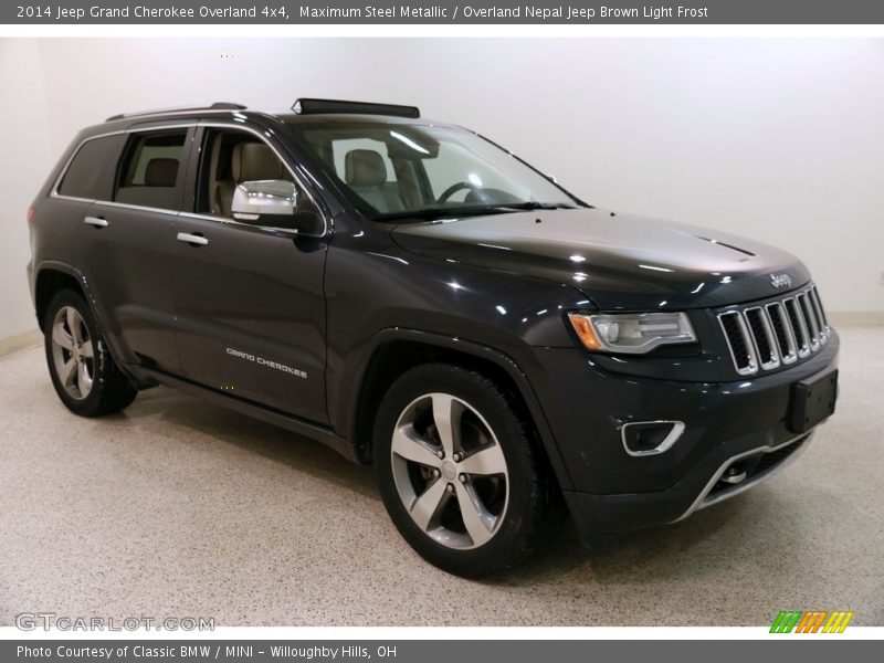 Maximum Steel Metallic / Overland Nepal Jeep Brown Light Frost 2014 Jeep Grand Cherokee Overland 4x4