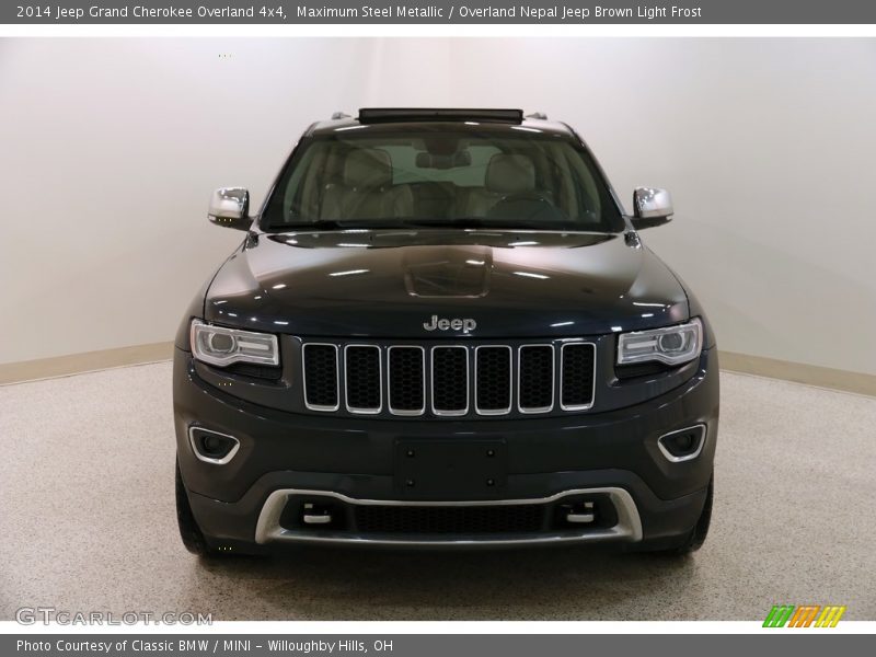Maximum Steel Metallic / Overland Nepal Jeep Brown Light Frost 2014 Jeep Grand Cherokee Overland 4x4
