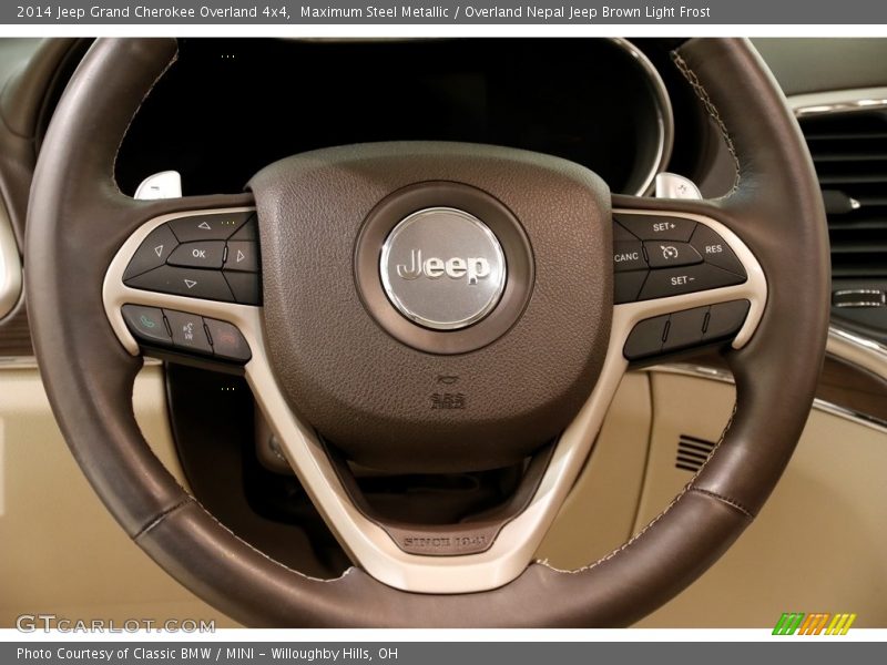 Maximum Steel Metallic / Overland Nepal Jeep Brown Light Frost 2014 Jeep Grand Cherokee Overland 4x4