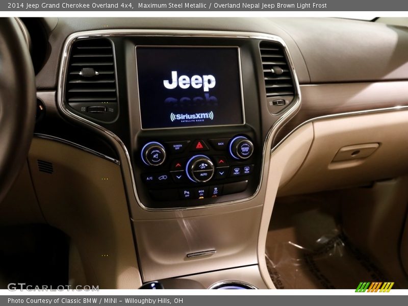Maximum Steel Metallic / Overland Nepal Jeep Brown Light Frost 2014 Jeep Grand Cherokee Overland 4x4