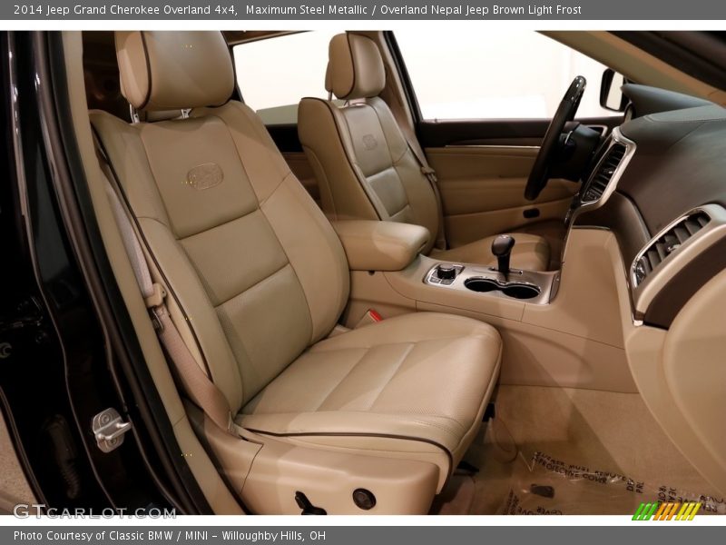 Maximum Steel Metallic / Overland Nepal Jeep Brown Light Frost 2014 Jeep Grand Cherokee Overland 4x4
