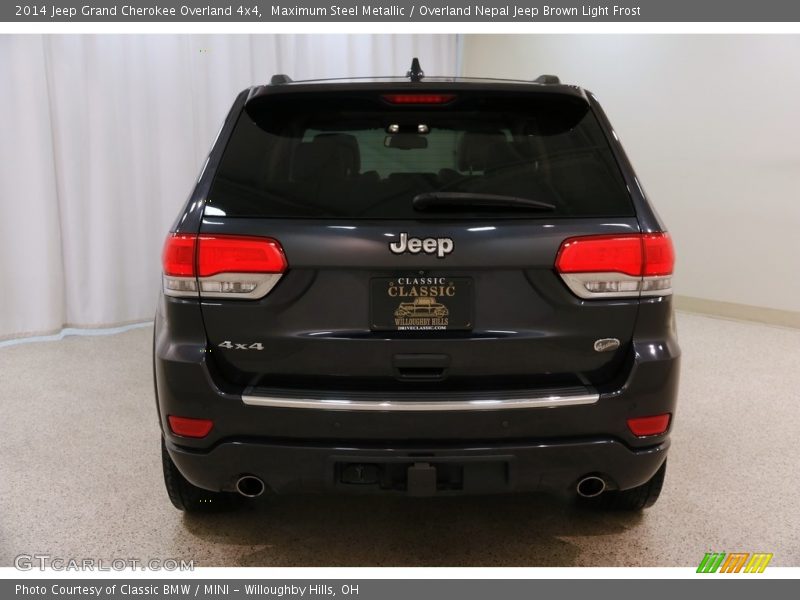 Maximum Steel Metallic / Overland Nepal Jeep Brown Light Frost 2014 Jeep Grand Cherokee Overland 4x4