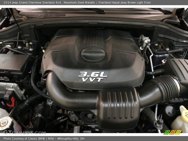 Maximum Steel Metallic / Overland Nepal Jeep Brown Light Frost 2014 Jeep Grand Cherokee Overland 4x4