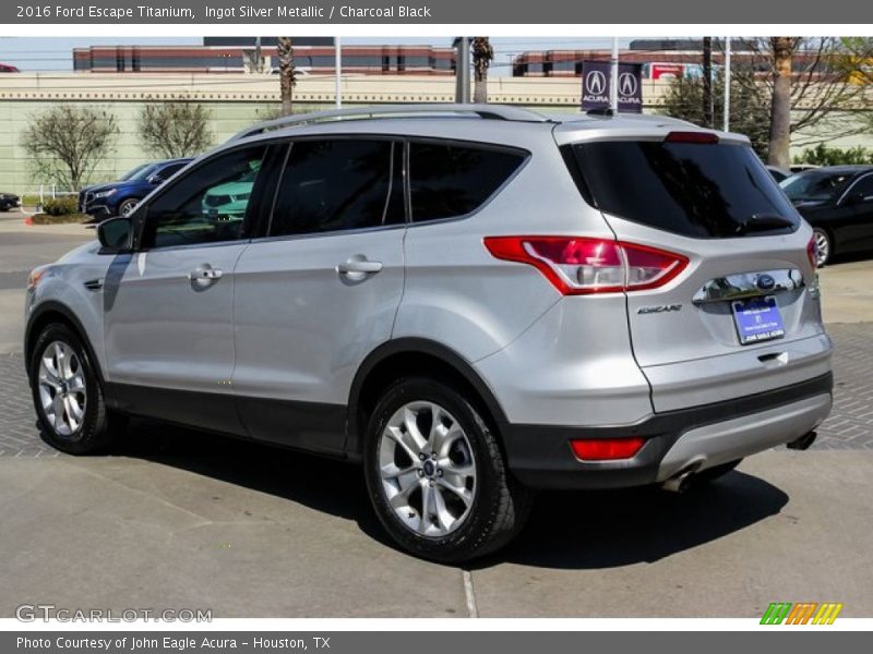 Ingot Silver Metallic / Charcoal Black 2016 Ford Escape Titanium