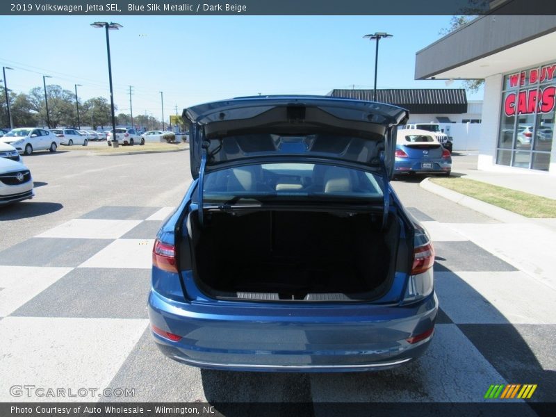 Blue Silk Metallic / Dark Beige 2019 Volkswagen Jetta SEL