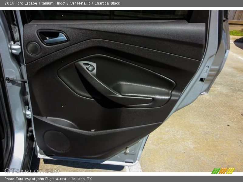Ingot Silver Metallic / Charcoal Black 2016 Ford Escape Titanium