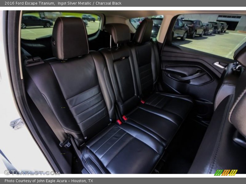 Ingot Silver Metallic / Charcoal Black 2016 Ford Escape Titanium