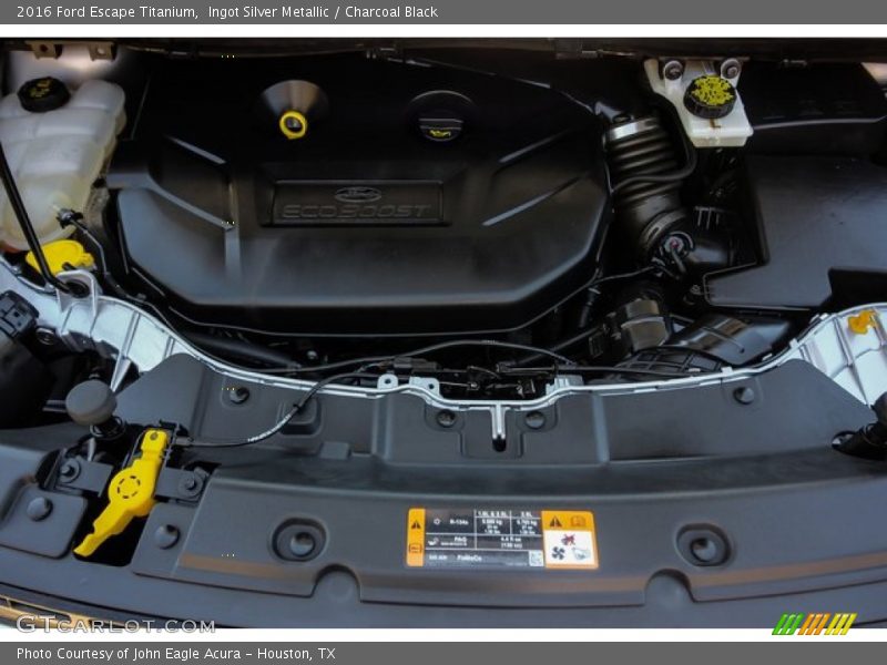 Ingot Silver Metallic / Charcoal Black 2016 Ford Escape Titanium