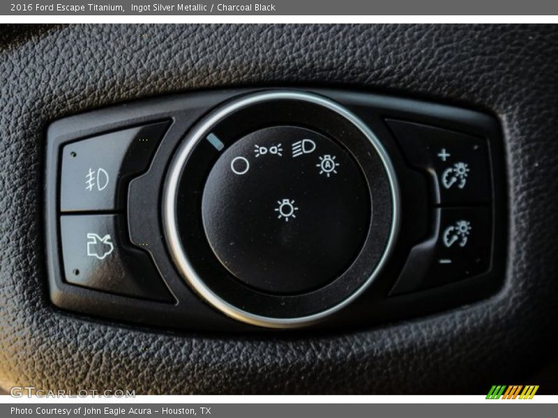 Ingot Silver Metallic / Charcoal Black 2016 Ford Escape Titanium