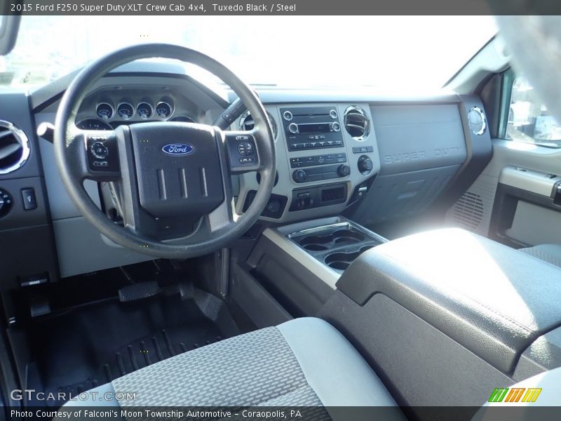 Tuxedo Black / Steel 2015 Ford F250 Super Duty XLT Crew Cab 4x4