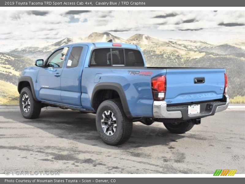 Cavalry Blue / TRD Graphite 2019 Toyota Tacoma TRD Sport Access Cab 4x4