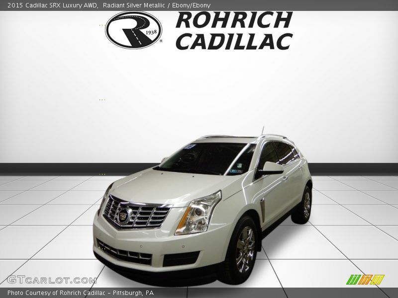 Radiant Silver Metallic / Ebony/Ebony 2015 Cadillac SRX Luxury AWD