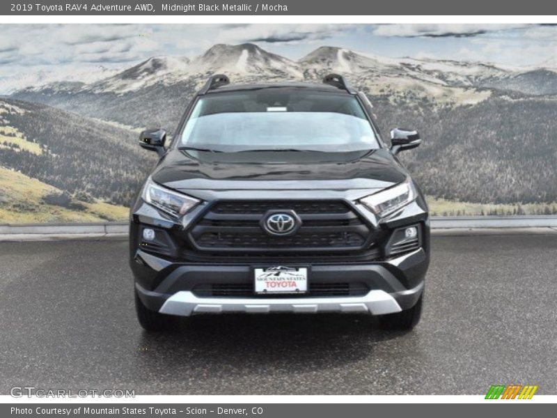 Midnight Black Metallic / Mocha 2019 Toyota RAV4 Adventure AWD