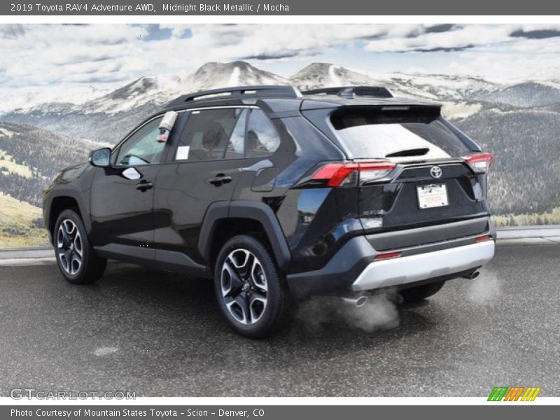 Midnight Black Metallic / Mocha 2019 Toyota RAV4 Adventure AWD