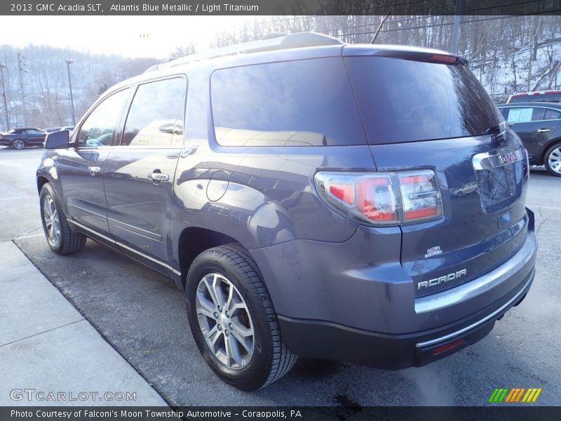 Atlantis Blue Metallic / Light Titanium 2013 GMC Acadia SLT