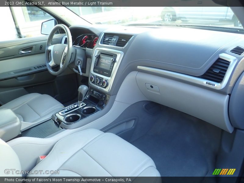 Atlantis Blue Metallic / Light Titanium 2013 GMC Acadia SLT