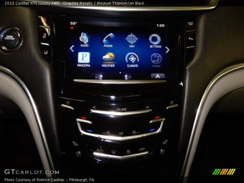 Graphite Metallic / Medium Titanium/Jet Black 2013 Cadillac XTS Luxury AWD